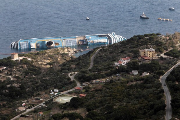 Ship's captain says he fell off; rescue search halted   