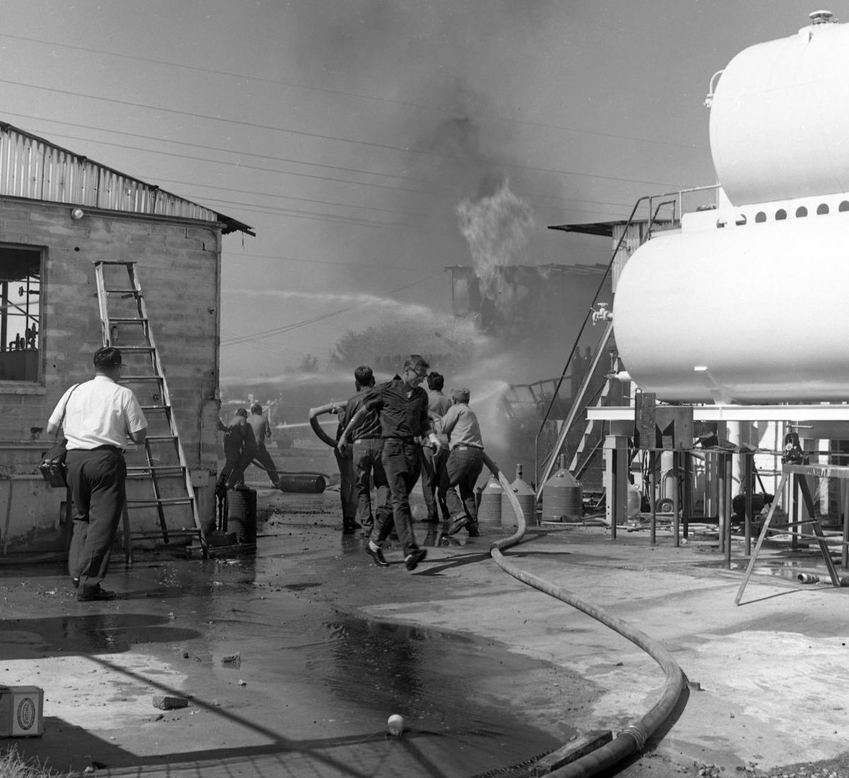 Explosions at Dye Oxygen Co. in 1965