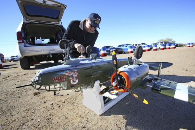 Small-scale warbirds take to skies    