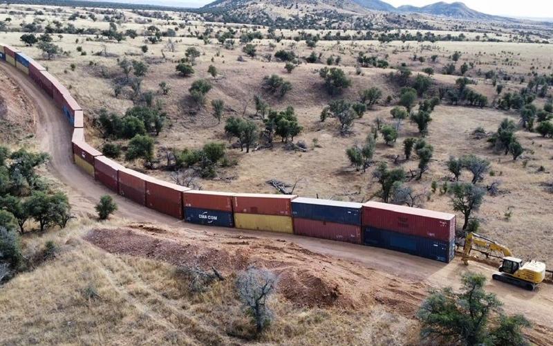 Arizona shipping container wall leaves load of runaway costs behind