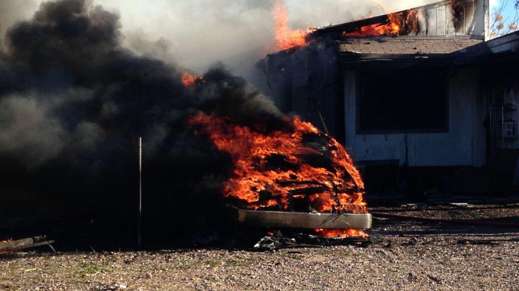 3 Tucson mobile homes, 1 RV catch fire on north side
