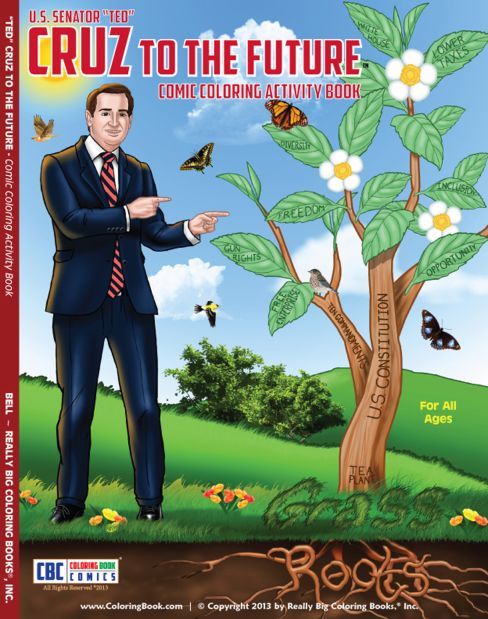 TED CRUZ-LIBRO PARA COLOREAR