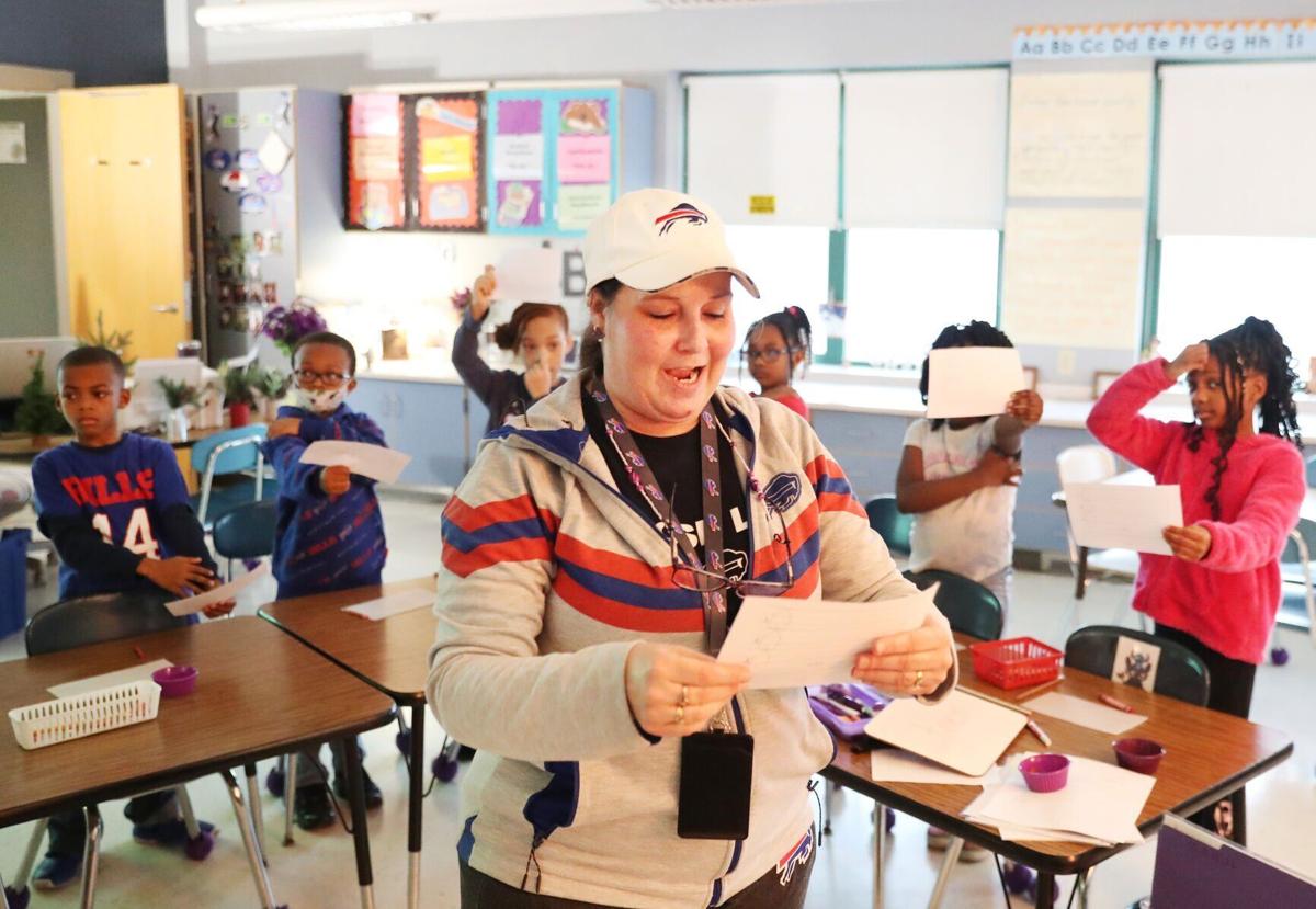 Students learning at Stanley Makowski