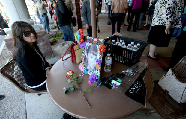 Giffords at Tucson shooting site