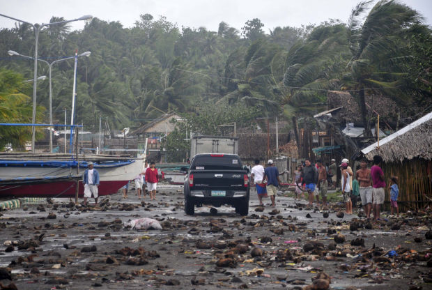 Typhoon in the Philippines