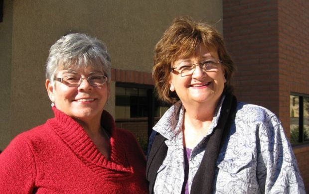 Agnes C. Poore, left, and Lynette Jaramillo