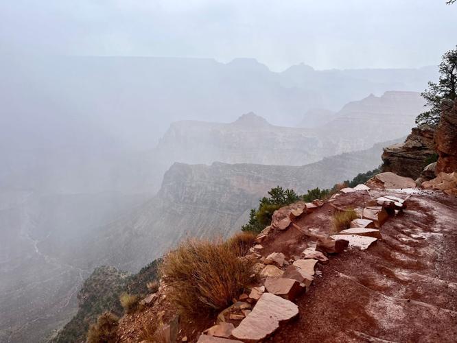 After fatal flooding, reporter finds herself alone at Grand Canyon