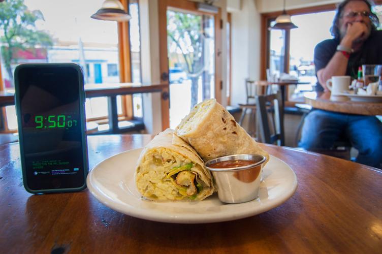 B Line breakfast burrito