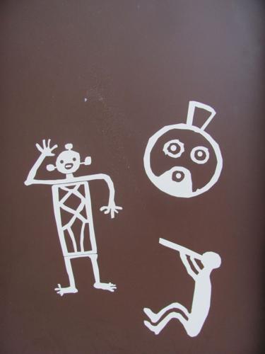 Petroglyph depictions
