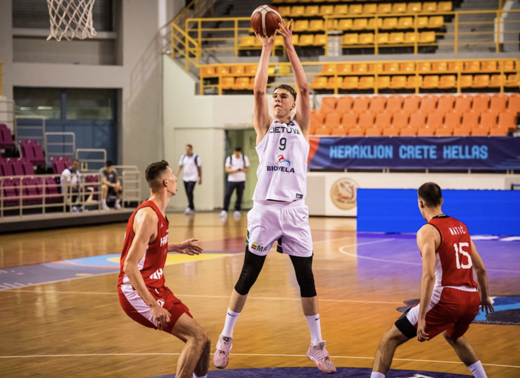 Cats' Krivas, Lithuania Get U20 Win; Veesaar Double-double