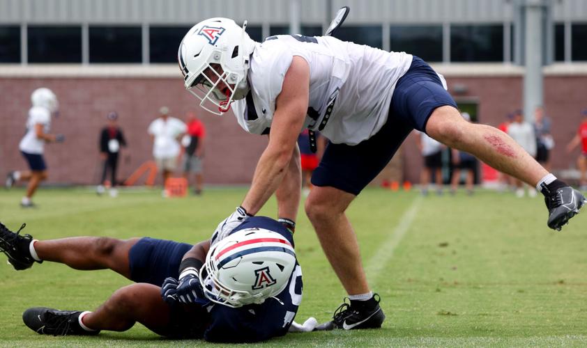 Owen Goss | Jaden Clark | Arizona football | Aug. 7, 2024