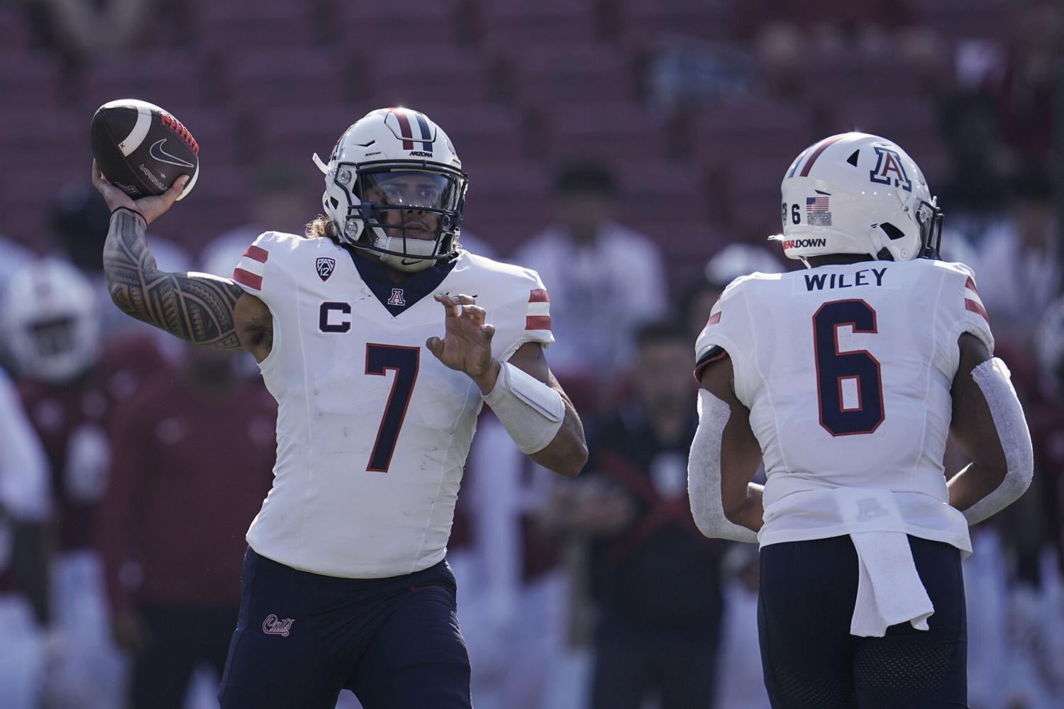 Arizona QB de Laura active for WSU; start 'gametime' call