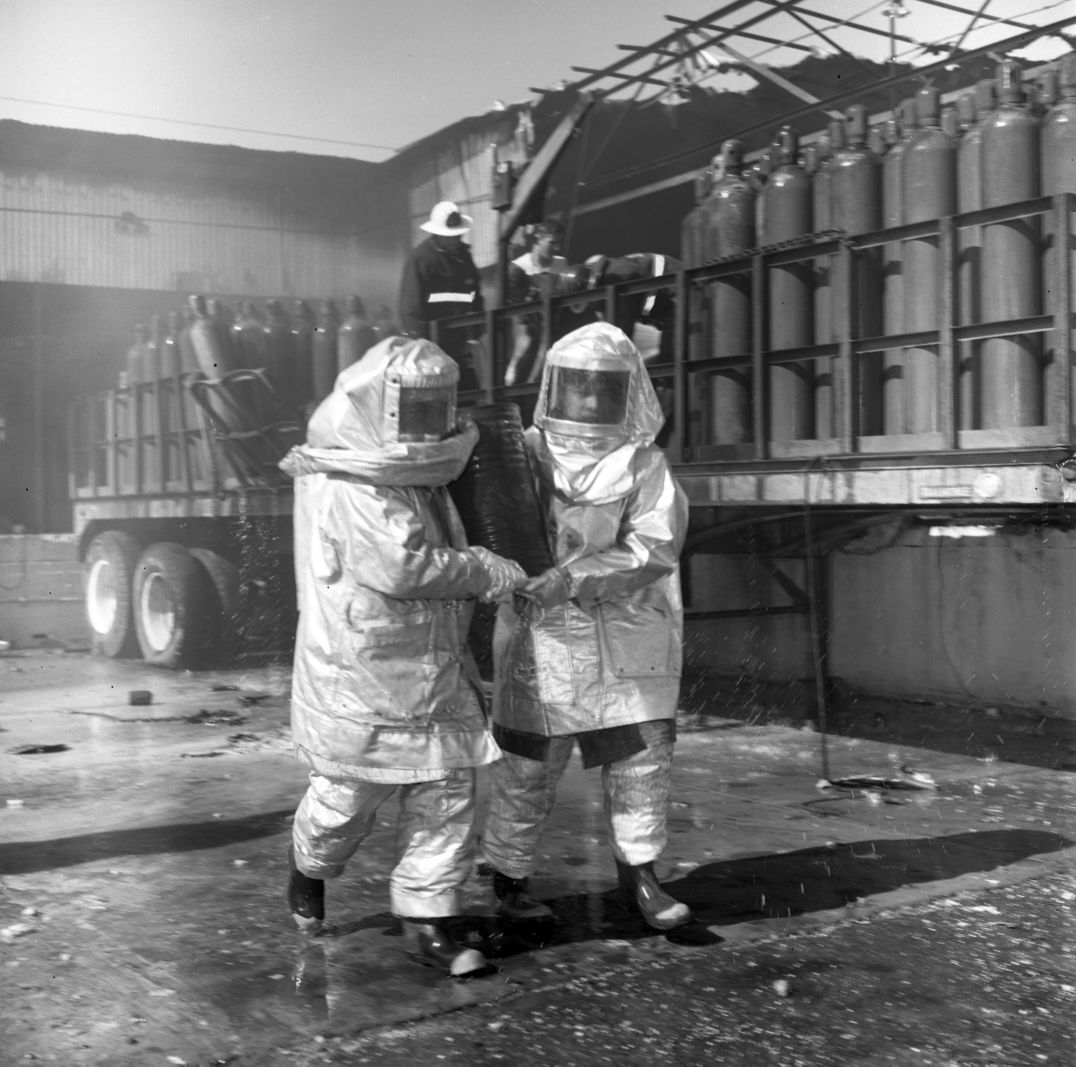 Explosions at Dye Oxygen Co. in 1965