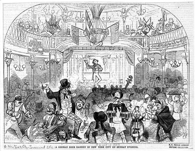 NYC German beer hall 1