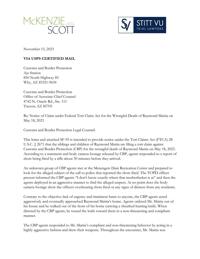 Mattia family's notice of claim