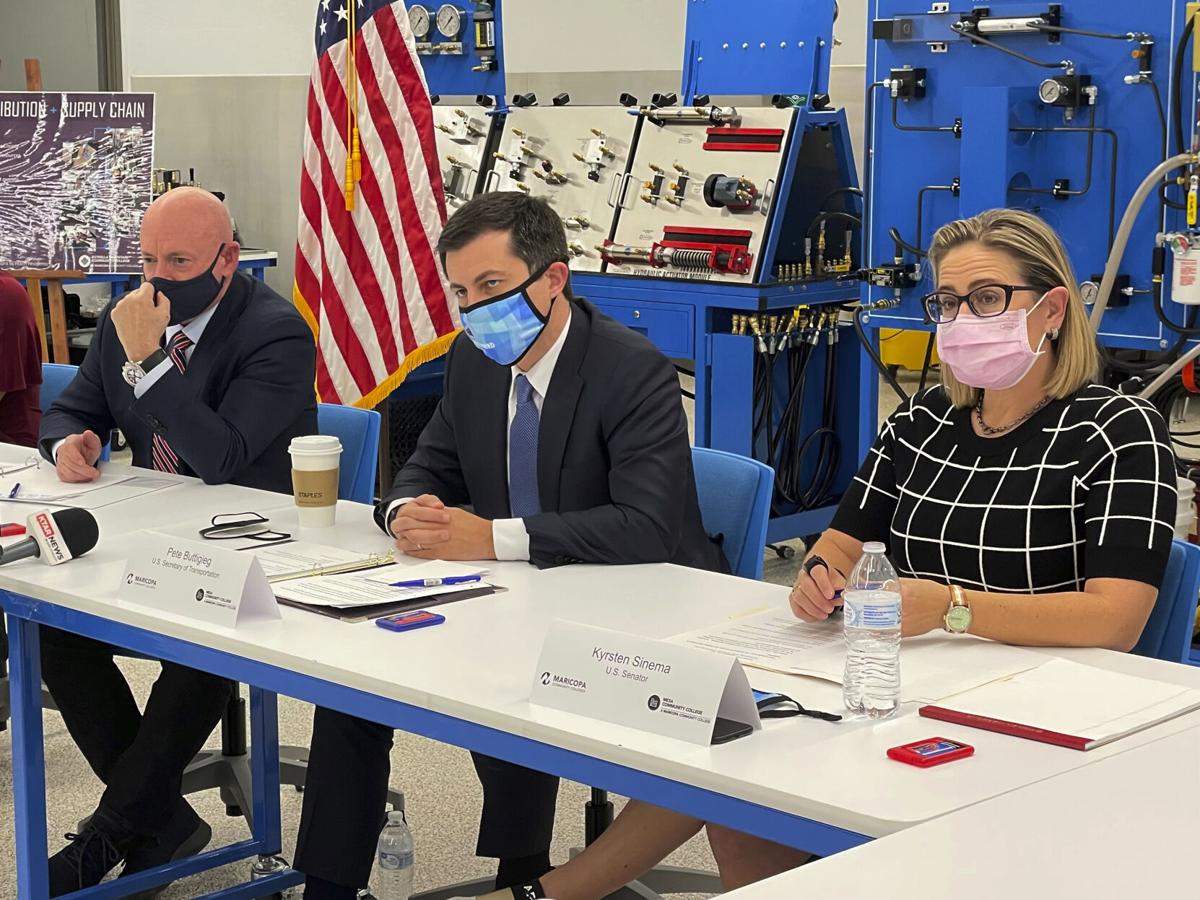 Buttigieg touts new infrastructure bill in Arizona visit