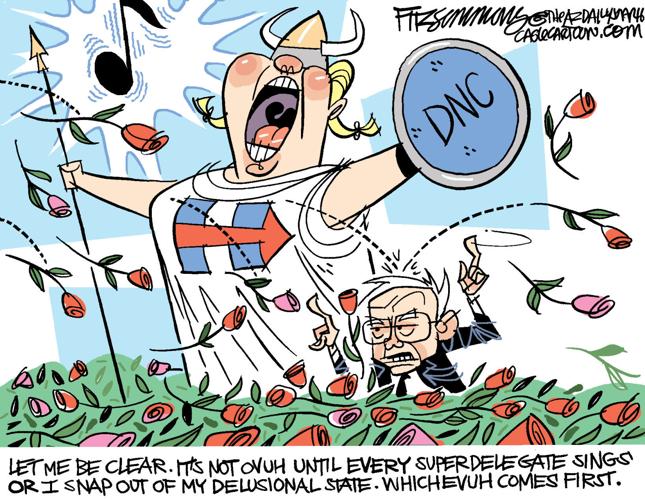 Daily Fitz Cartoon: Sanders