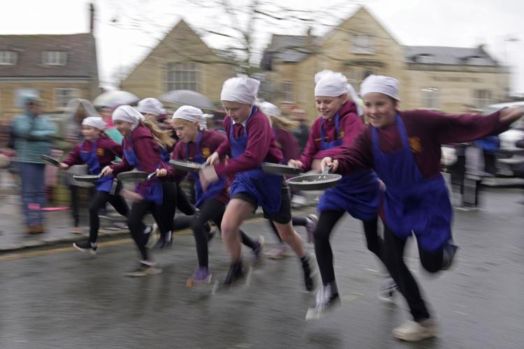 Britain Pancake Race