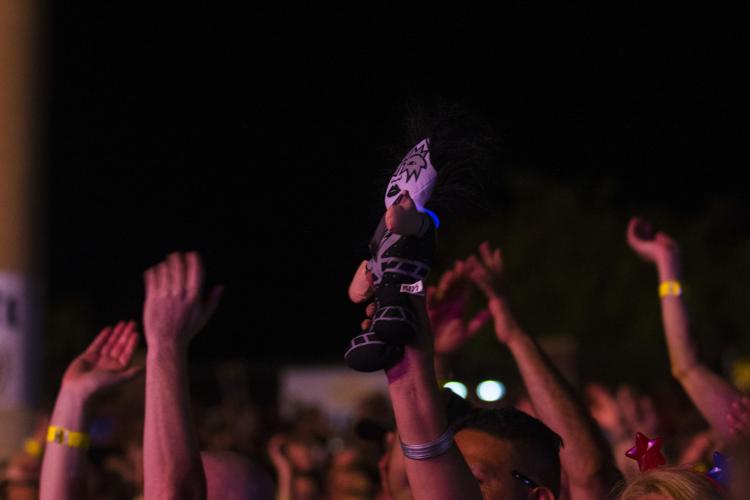 Rocking out with Kiss