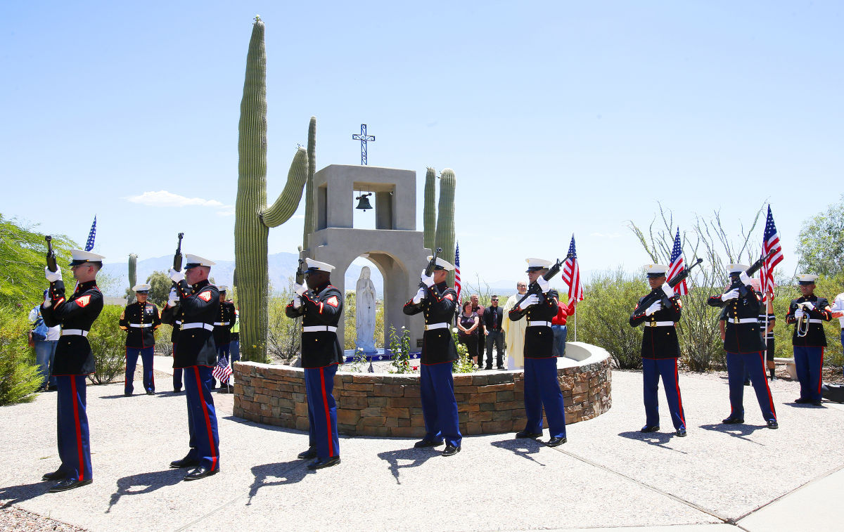 military funeral honors flag presentation speech