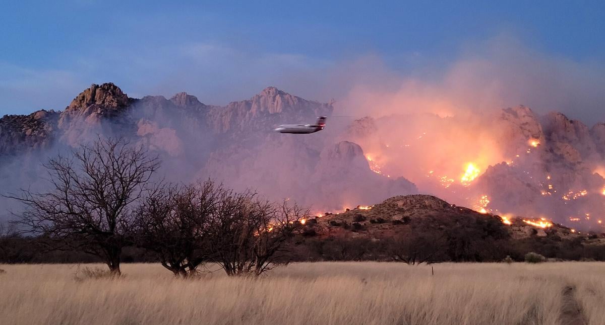 Wildfire, Dragoon Mountains, 2022