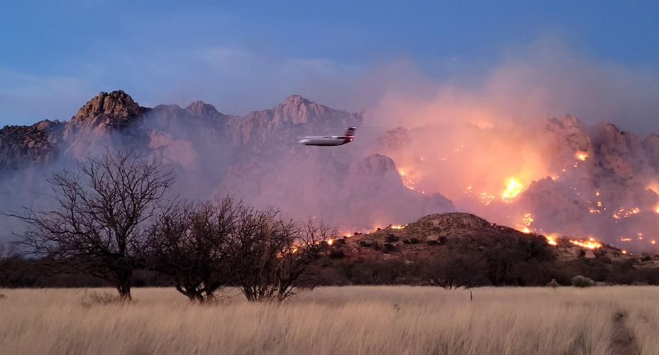 Wildfire, Dragoon Mountains, 2022