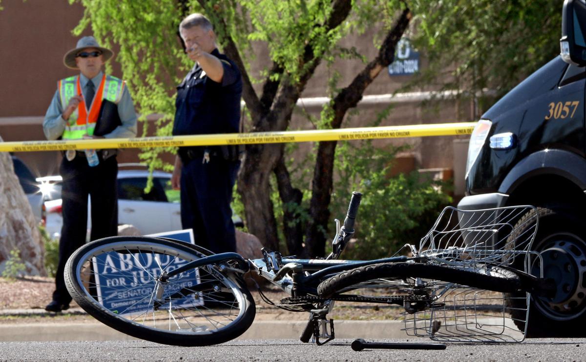 Bicyclist struck