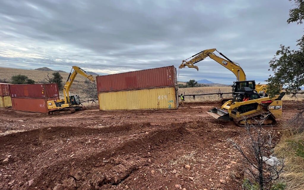 Arizona selling shipping containers from short-lived border wall