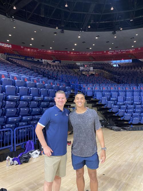 Tommy Lloyd, Nick Johnson at McKale Center