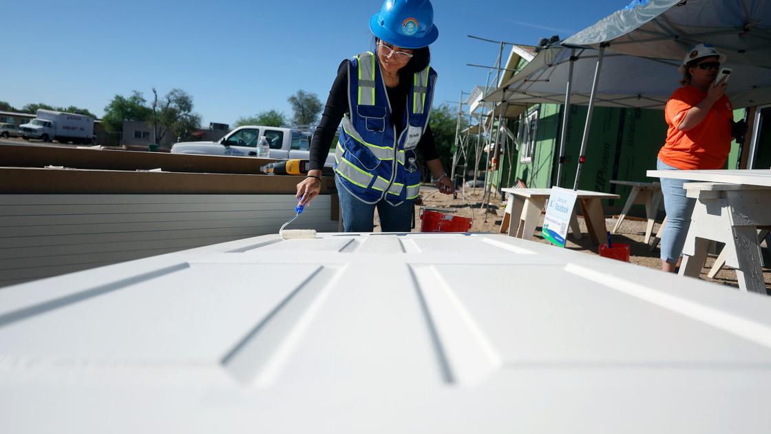 Photos: Home Depot Foundation and Habitat for Humanity Tucson team up to build homes