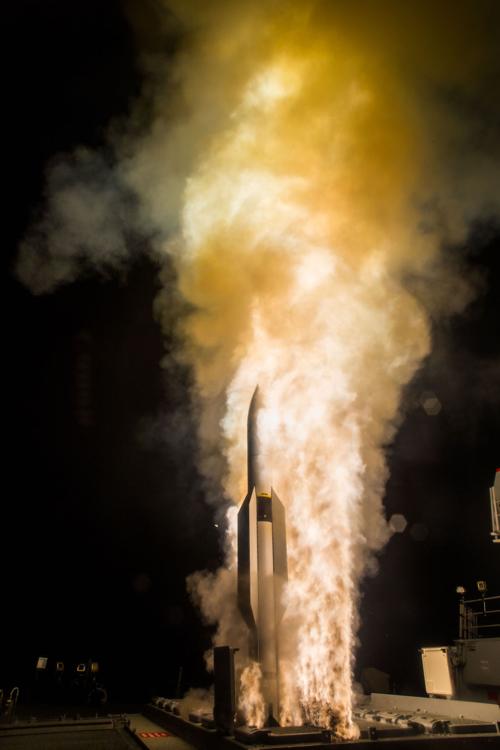 Raytheon interceptor scores hit in Navy test