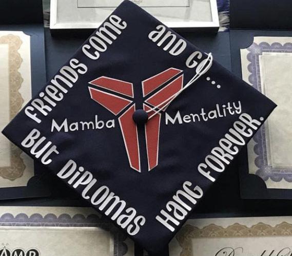 Cap with Kobe Bryant's logo and motto