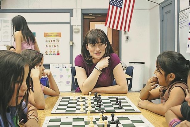 She shares benefits of chess with kids  
