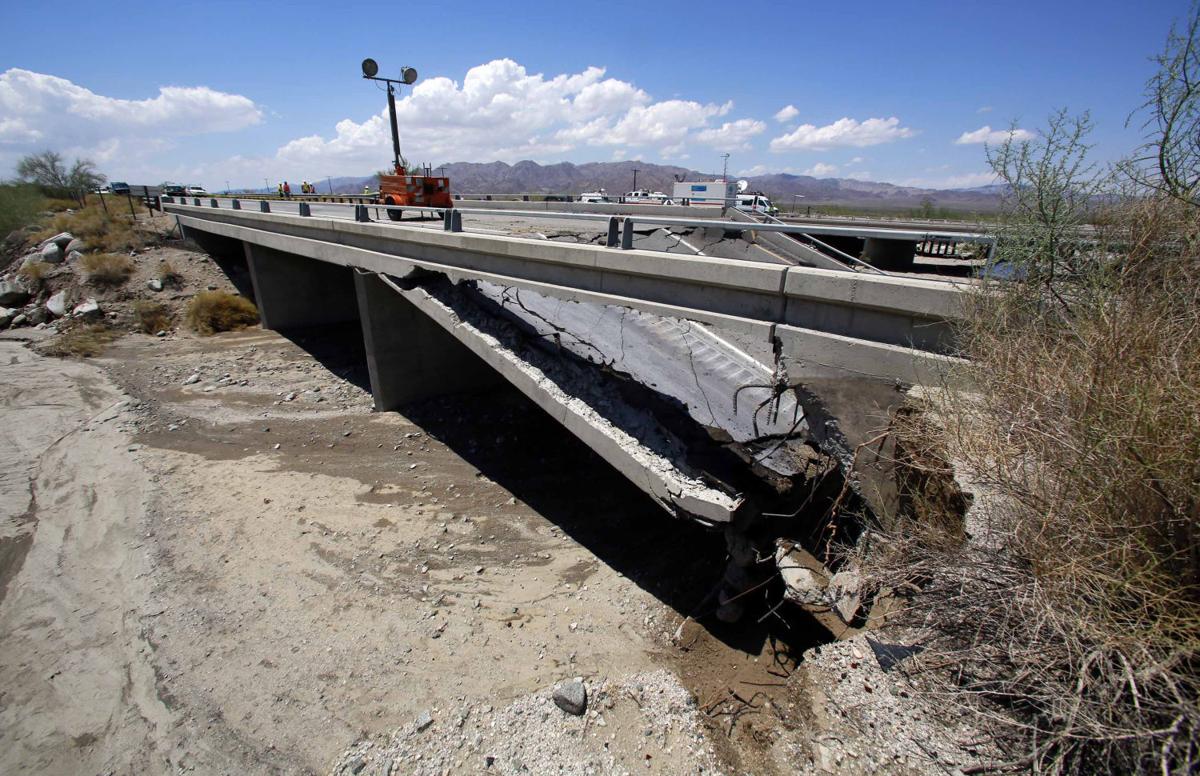 Washed Out I 10 Bridge To Open Early Tucson Com Washed Out I 10 Bridge To Open Early Tucson Com