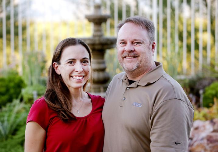 Lance and Anna Belhumeur's backyard garden