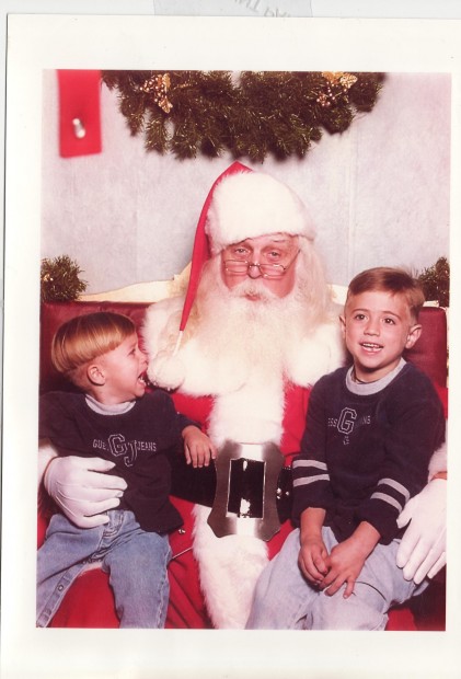 Scared of Santa: 3rd place winner