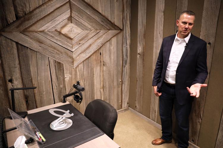 Jeremy Evans in recording studio