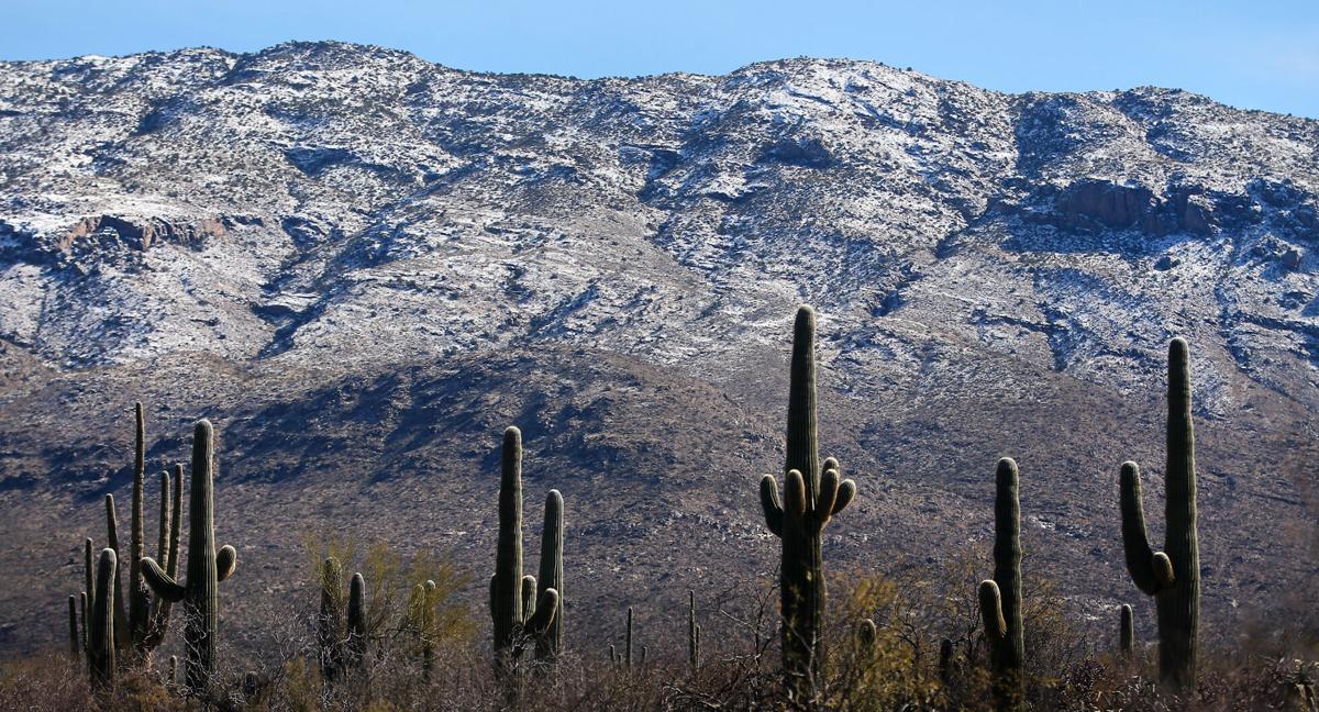 Photos Snow on the mountains around Tucson and in Southern Arizona