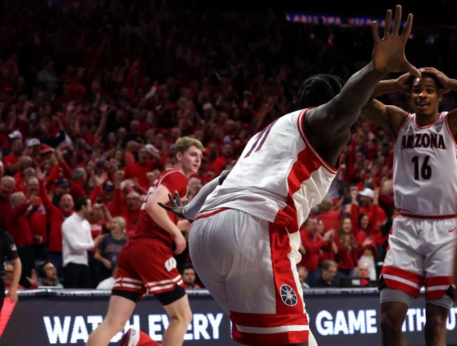 No. 1 Arizona beats No. 23 Wisconsin 98-73