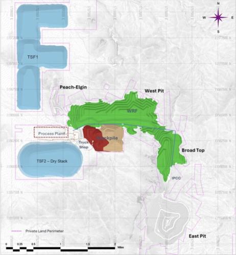 Copper World Base Case Site Plan Layout