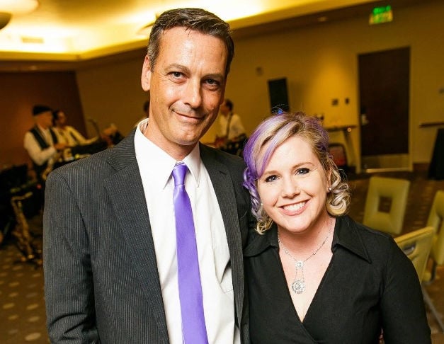 Clare and Richard party