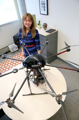 Prof's flying 'spider'