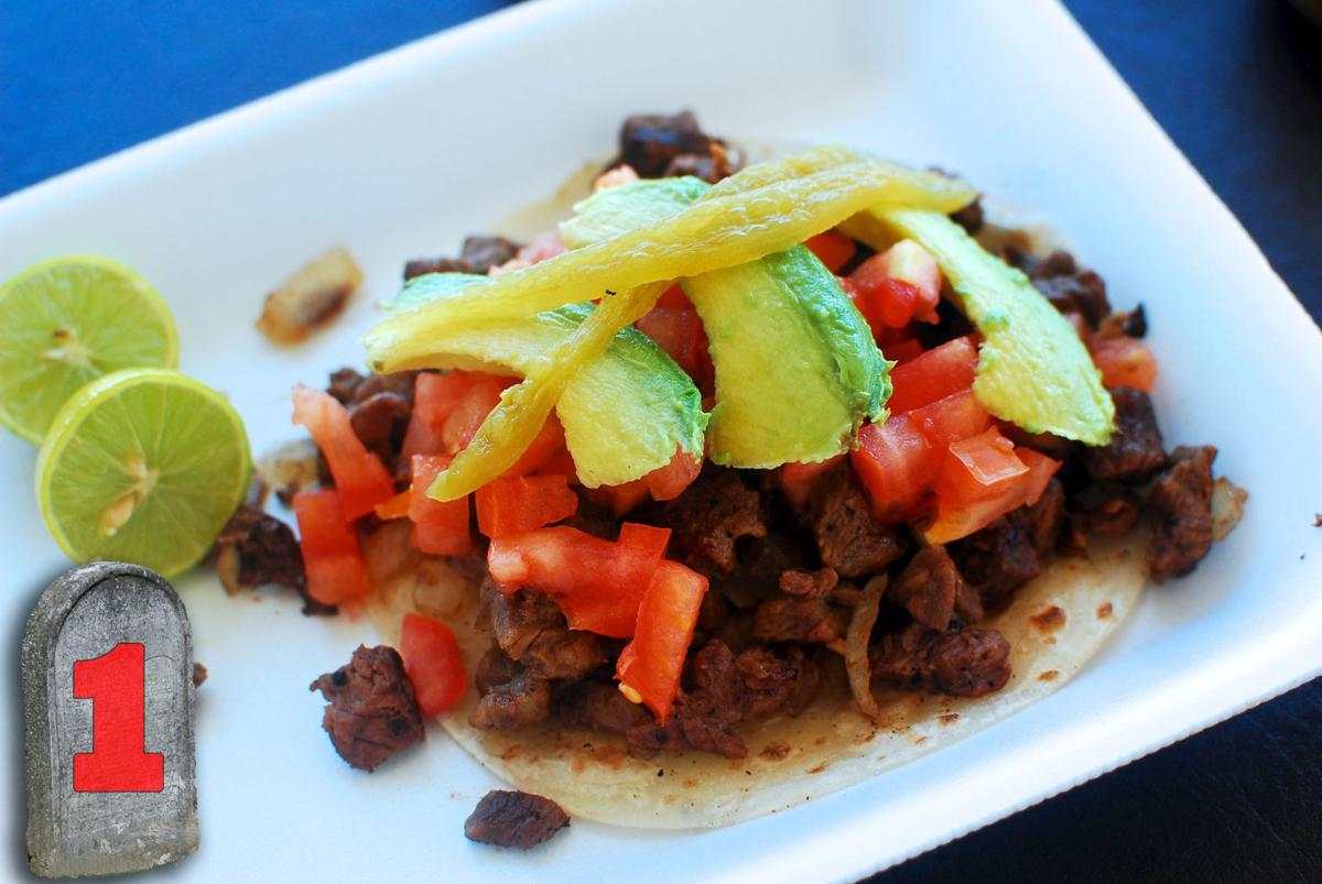 Percheron taco at What A Burro