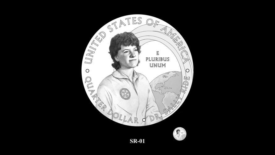 SR-01 -- 2022 American Women Quarters - Sally Ride Reverse