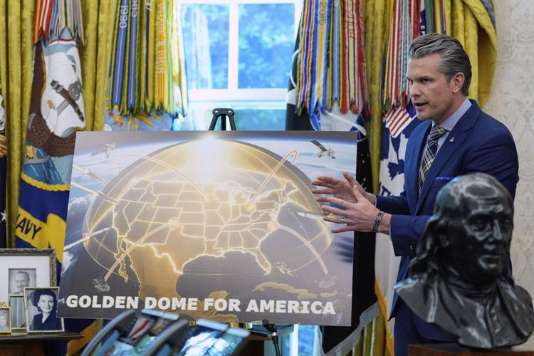 Trump reveals 'Golden Dome' concept he touted in Tucson