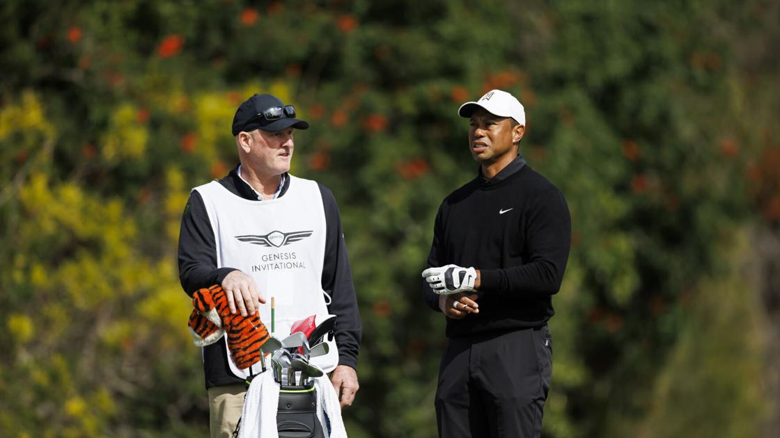 Woods’ caddie moves on to Cantlay beginning at Wells Fargo