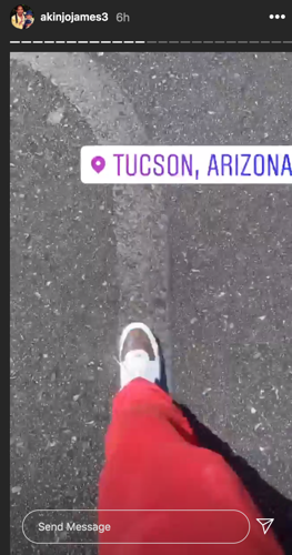 James Akinjo arrives