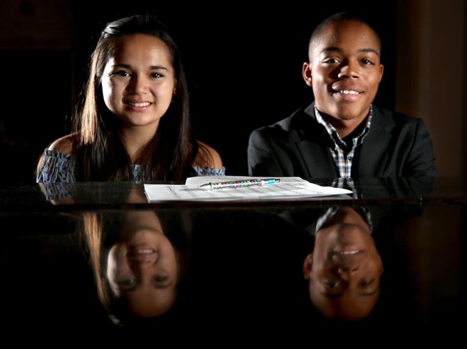 Claire Thai and Levi Powe