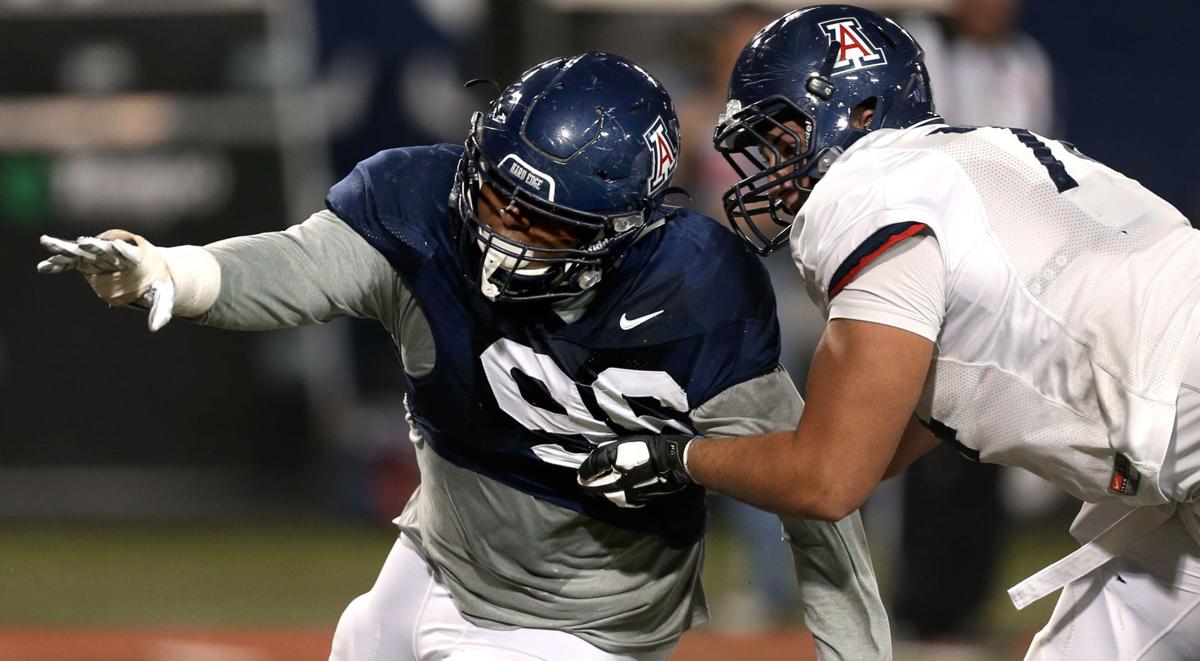 University of Arizona spring open practic