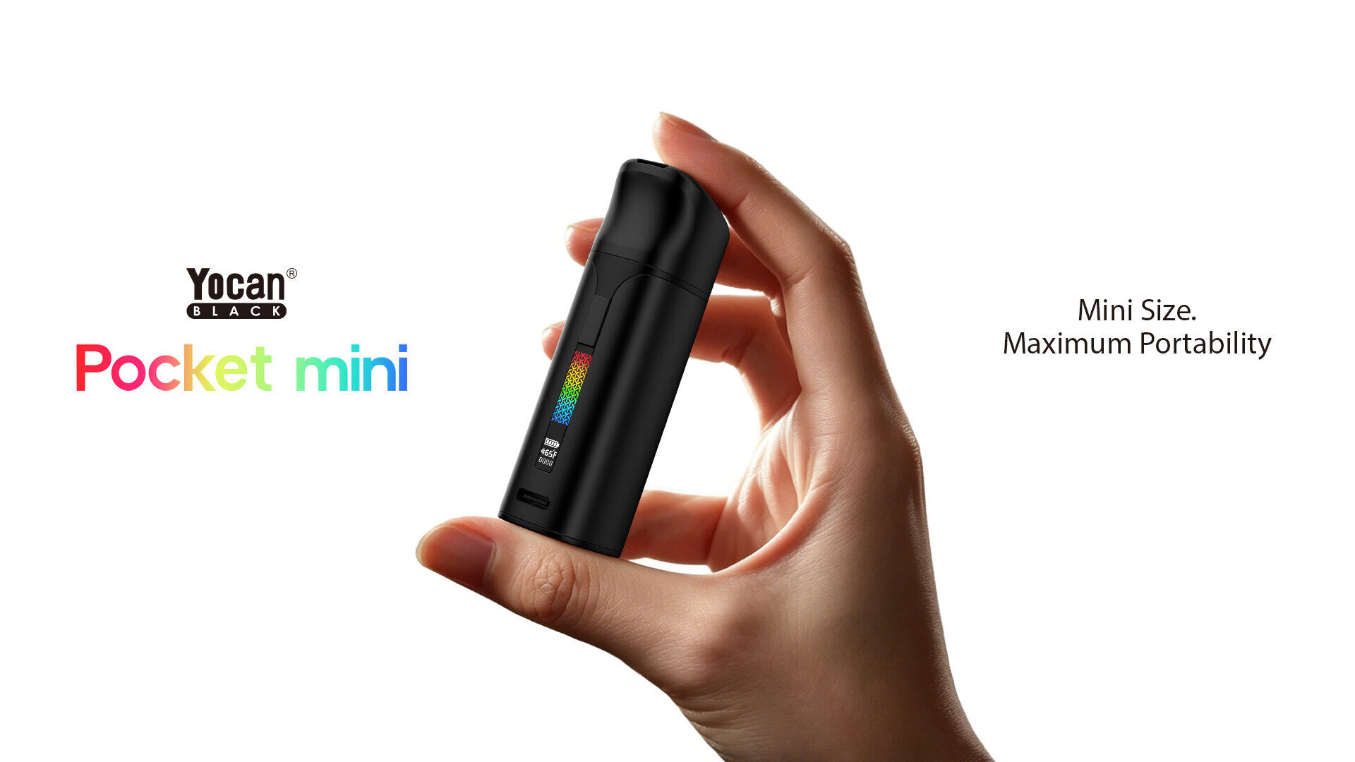 Yocan Black Pocket Mini Ultimate Dab Pen: Mini Size, Maximum